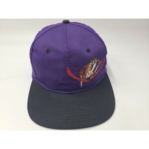 Vintage Taz Tasmanian Devil Skiing Looney Tunes Snapback (Fits Small) Hat‎ Cap